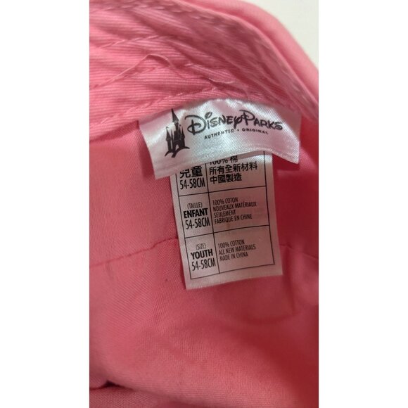 Disney Parks Minnie Mouse Pink Polka Dot Youth Cap With Embroidered Daisy Hat - Picture 5 of 5